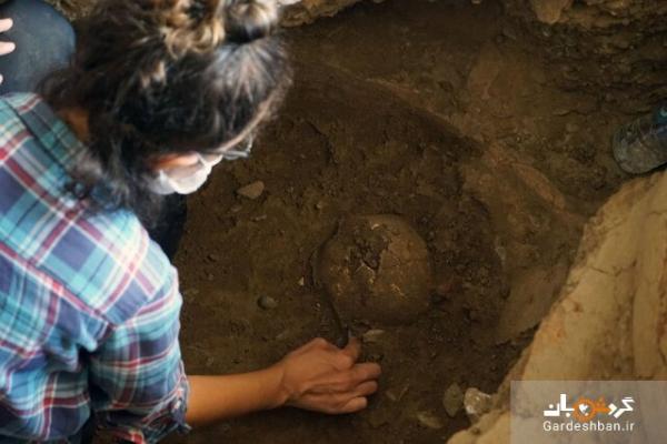 کشف بقایای انسان در کوزه ای بزرگ در شهر باستانی یونان، عکس